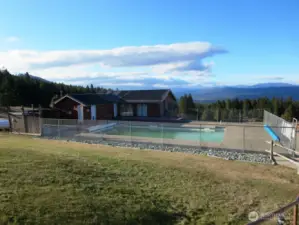 View of the community pool