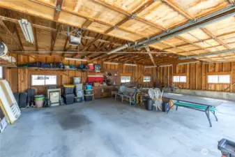 Great storage and shop options here!