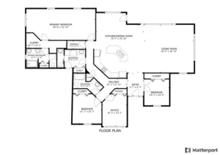Tax records indicate 2383 square foot main living floor area - attached garage as 480 square feet plus 1296 square foot detached shop.