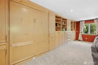 Custom Built ins in the Bonus room