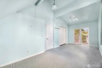 large upper bedroom