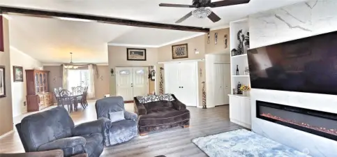 Relax in the spacious Living Room