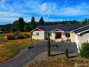 Front Entry Driveway, don't forget there are TWO Driveways and a passthrough garage that connects them!