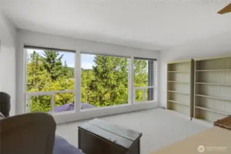 View for condo is amazing, sweeping territorial views, partial views of Lake in winter months and golf course.