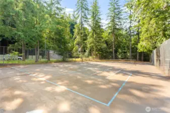 Condo Associations tennis/pickleball courts.