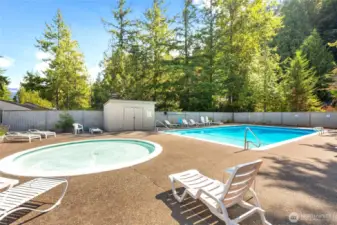 Condo Association's pool and hottub.