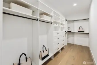 Primary Walk In Closet.
