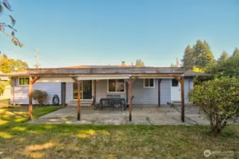 Mature landscaping, hammock poles, crab apples, and more!