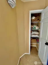 Hall closet