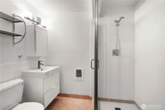 Downstairs 3/4 bathroom