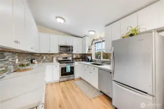 You will love the new kitchen, everything is spotless.