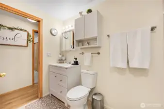 Entrance to the main bathroom.