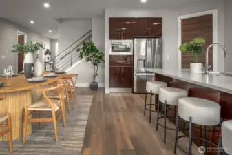 Photos of Oregon model home. Not actual home.