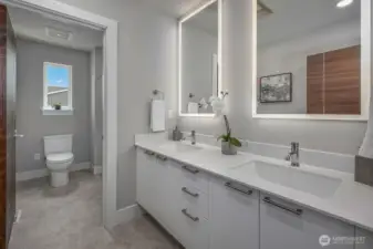 Photos of Oregon model home. Not actual home.