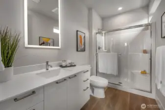 Photos of Oregon model home. Not actual home.