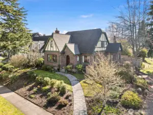 A perfect story - lovely tudor home in the heart of Proctor neighborhood.