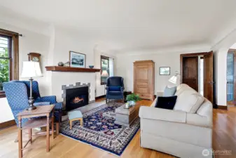 Original floors and trim package warm up every room.