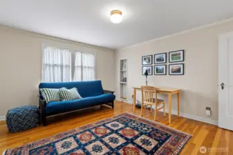 Up to the second level - this flex space offers a variet of uses. . .