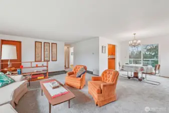 Beautiful vintage lighting  for meal time.