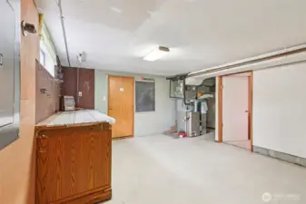 Large Shop? Hobby Space? Bonus Area with direct Garage Access.