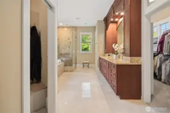 dual walk=in closets