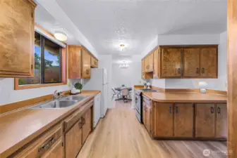 Lots of counter space and great flow to the rest of the house. Absolutely the heart of this home.