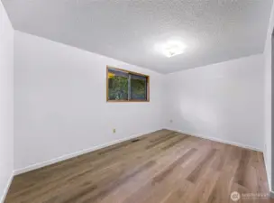 Third bedroom with south facing window.