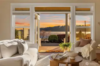 Upon entering this home, a welcoming floorplan invites you in to take in the expansive views.