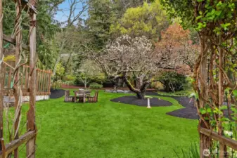 To the left in the back, there is additional parking; making a great spot for an RV or other recreational vehicles.