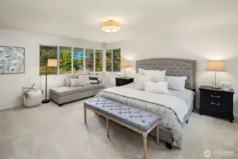 Your generous owner's suite is a true retreat.