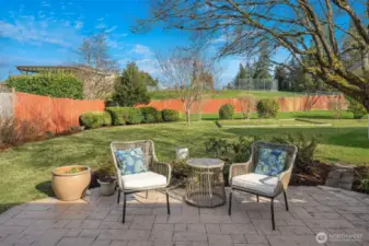 Patio for entertaining