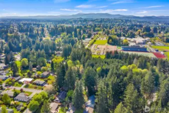 Aerial view facing west--absolutely stunning!