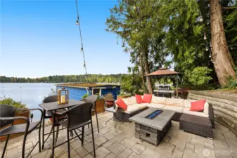 Concrete patio