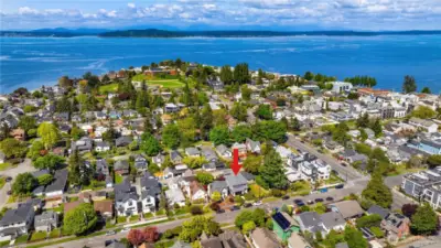 Located on the south side of Admiral Way, this is the coveted part of Alki that everyone wants to live in.