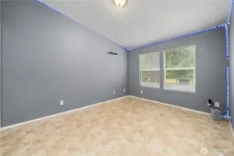 3rd bedroom located at the back of the home