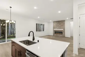 ***Actual Home *** Kitchen and Great room