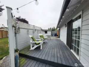Deck off the dining room