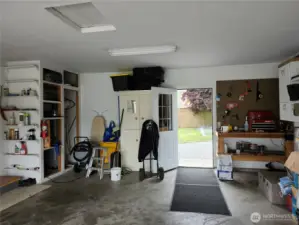 Garage work area