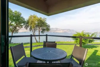 Views are west and up lake!