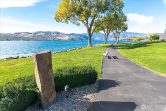 Walking paths, plenty of grass space to relax and use.