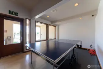 Inside the clubhouse are many amenities