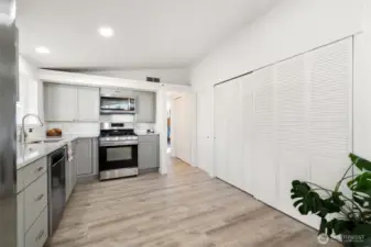 Luxury vinyl plank floors throughout the entire home.