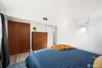 Southeast facing bedroom.