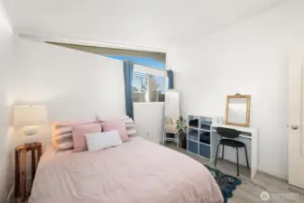 Northeast facing bedroom.