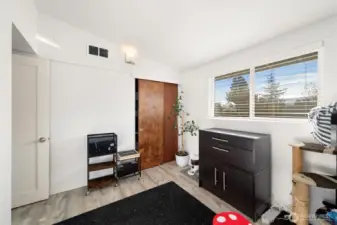 South facing bedroom.