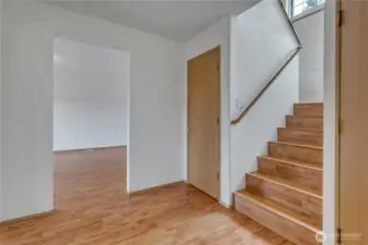 Nice open hallway on the lower level