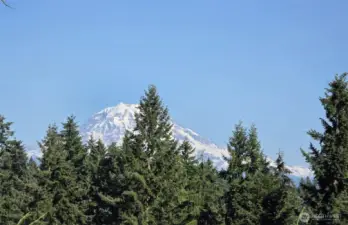 Lovely Mt Rainier view from deck!