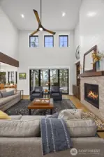 Tall ceilings and brilliantly laid out living, kitchen, and dining spaces.