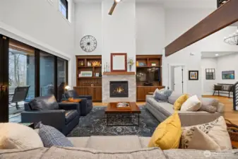 Don't miss the wet bar with a wine fridge, perfect for entertaining.