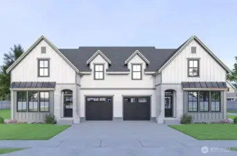 Color Scheme: Body (Rare Grey); Trim (Casa Blanca); Accent (Pewter Green)